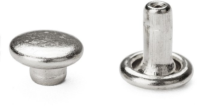 가시메알 양면 5X5MM - 실버 50세트, 1개