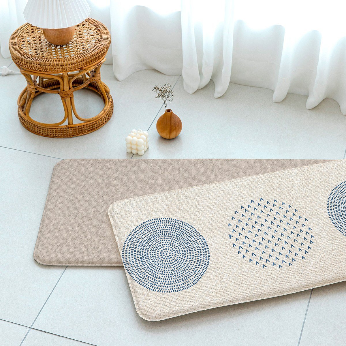 [파크론] 블루스팟 주방매트 (특대) 210x44x1.2cm 상세 이미지 2