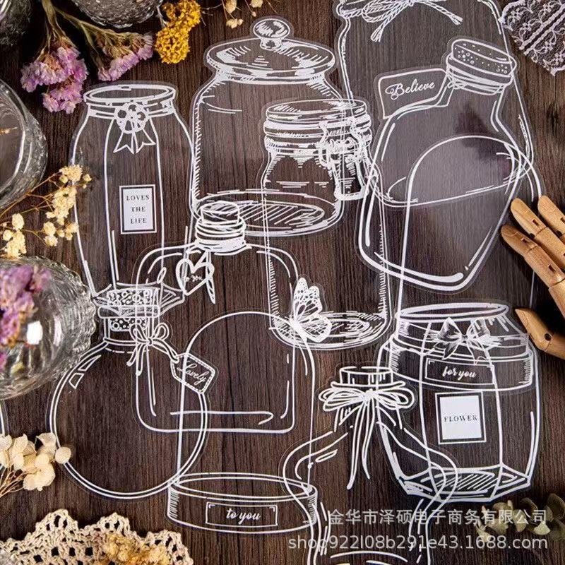압화 책갈피 DIY 책갈피 드라이플라워 북마크, 80개, 투명 창의할인 상세 이미지 2