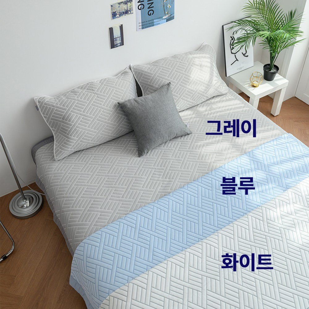 국내산 휴비스 정품 100% 듀라론 시원한 냉감패드 쿨매트, 그레이 상세 이미지 1