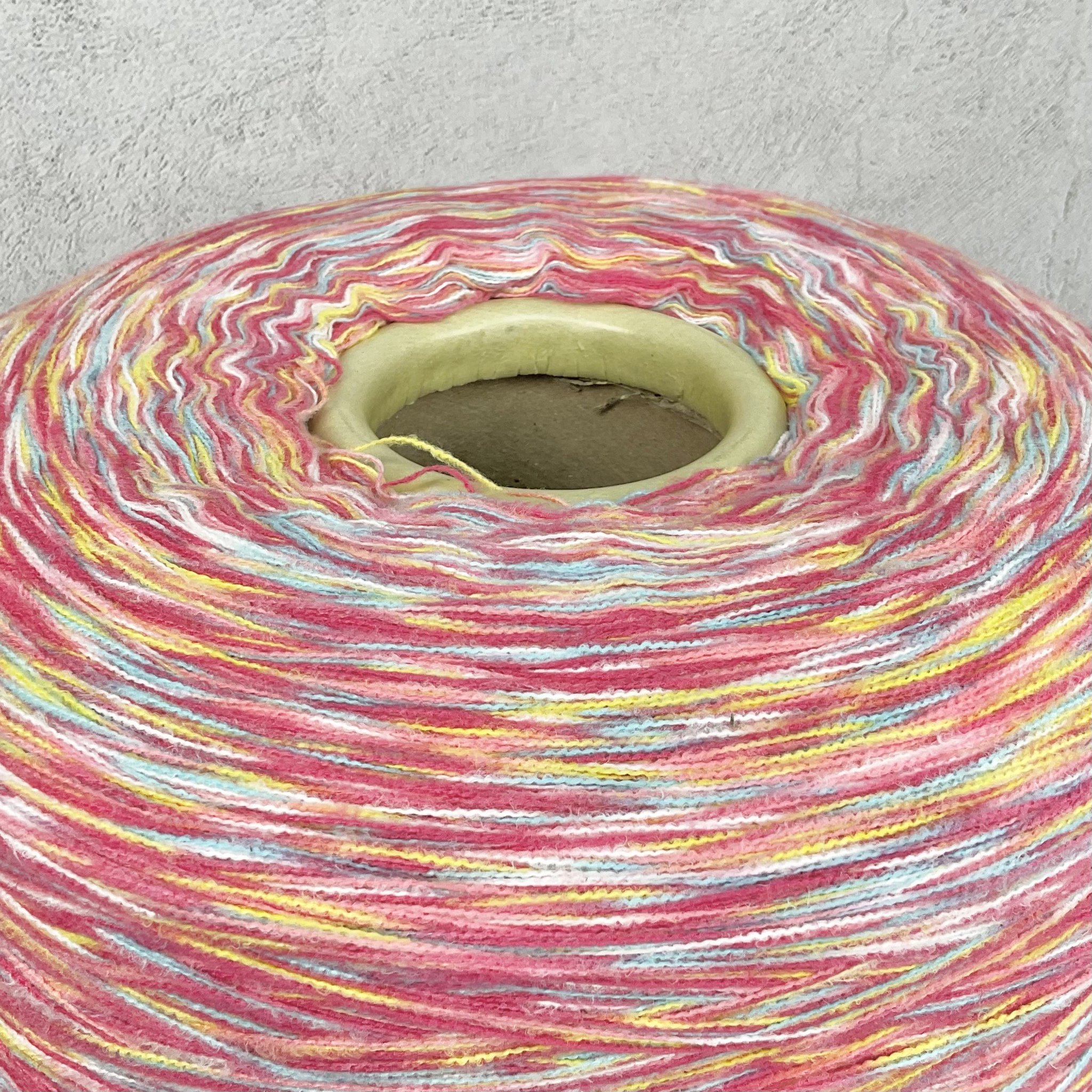 (3합) 소프트 나염사 (레인보우 샤베트) 500g 콘사 니트컨테이너 [4258], 1개 상세 이미지 2