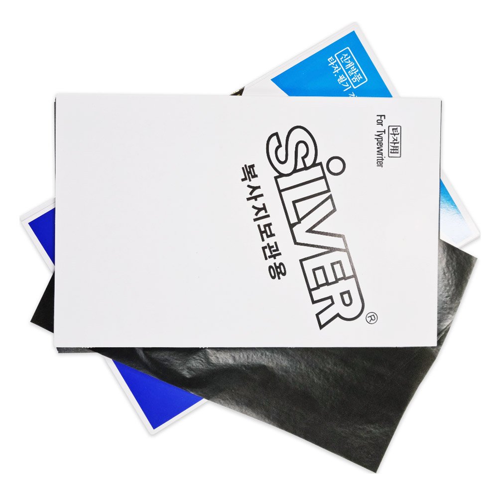이앤텍 국산 A4먹지(카본페이퍼) 100매(1권) 검정/청색/적색/국산먹지 정품 카본먹지/먹지종이/칼라먹지/카본먹지/먹지A4, 흑색먹지 상세 이미지 2