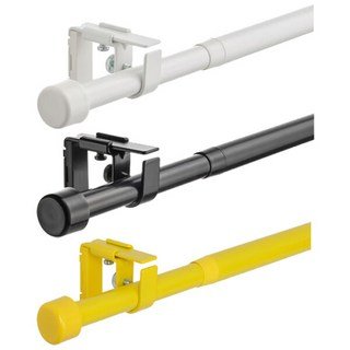 이케아 BEKRAFTA 베크레프타 커튼봉세트 120-210cm 19mm 부자재포함 커튼레일 브래킷형커튼봉, 옐로_206.048.3