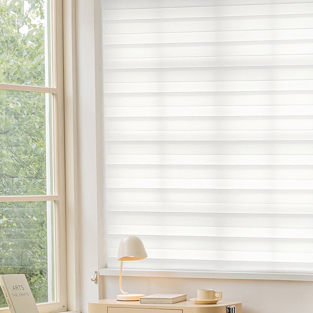 윈샵 내츄럴 콤비블라인드 [ 맞춤 제작 색상 사이즈( 가로 80cm~275cm x 세로 125cm ] 화이트외 상세 이미지 2
