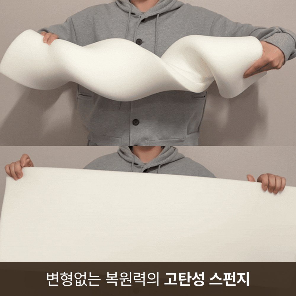 [완벽고정] 벤치 의자 방석 긴의자 전용 논슬립 쿠션, 오트밀 상세 이미지 2