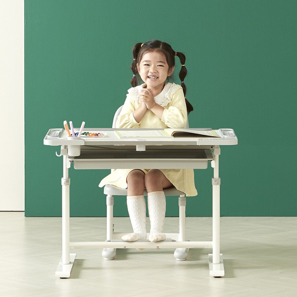 라베스토 아동용 책상 의자 세트 CDC02, 그레이 상세 이미지 1