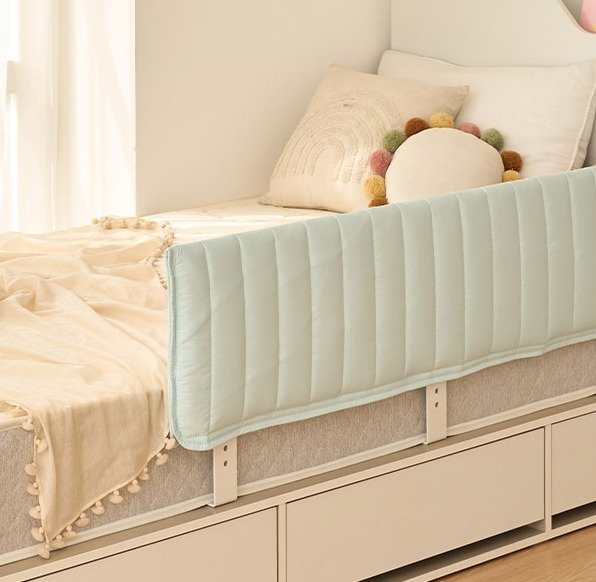 젠티스 어린이 침대 안전가드 전용 패브릭 마이크로 커버 120cm, 아이보리쿠폰할인 상세 이미지 1
