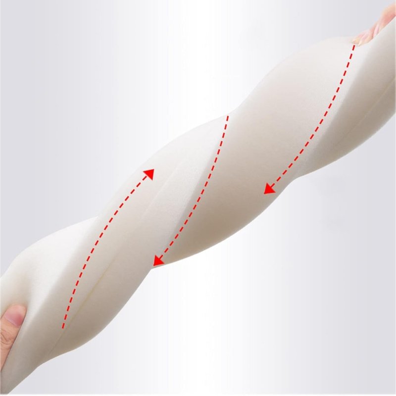 벤치 의자 방석 메모리폼 긴의자 전용 논슬립 쿠션, X-베이지색 상세 이미지 2