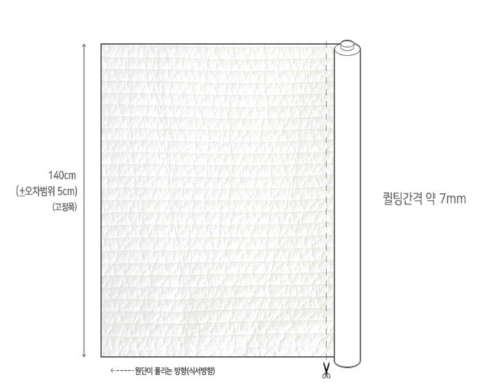 릴리패브릭 줄누빔 바이오 워싱 양면 60수 고밀도 면 부드러운 원단 7mm 바닐라 연습용 홈패션용, 핑크, 1개 상세 이미지 2