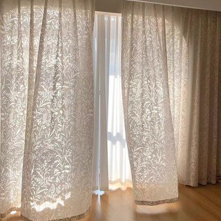 아일렛형 1+1 고급 트리 레이스 커튼 거실 커텐할인