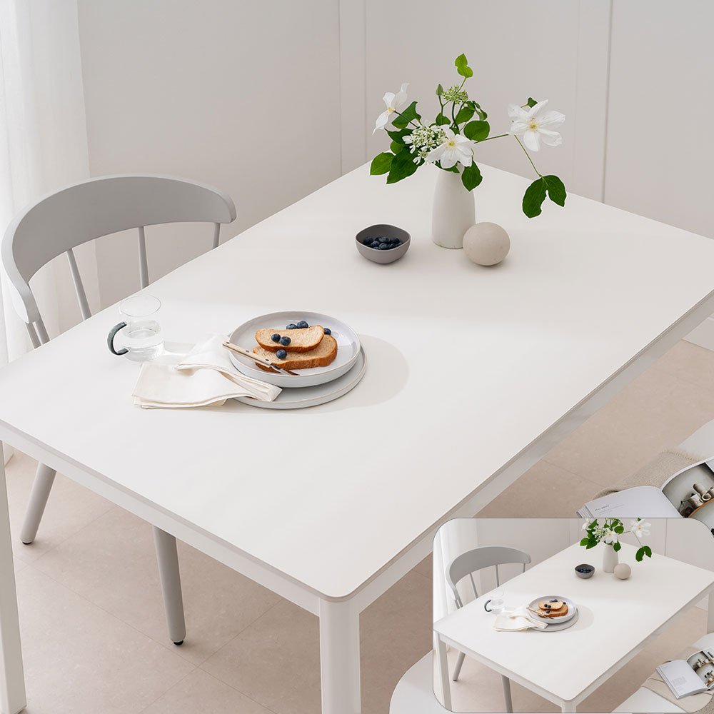 (16colors 11size) 깐깐공주 100% 방수 가죽 식탁보 테이블보 식탁매트 테이블매트, 120x80cm, 양면-12 (Gray+LightGold), 1개 상세 이미지 1