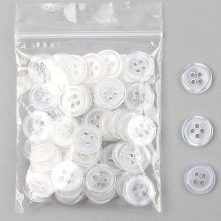 셔츠단추 블라우스단추 남방 와이셔츠단추, 1개, 셔츠단추9번(50P-11.3mm)