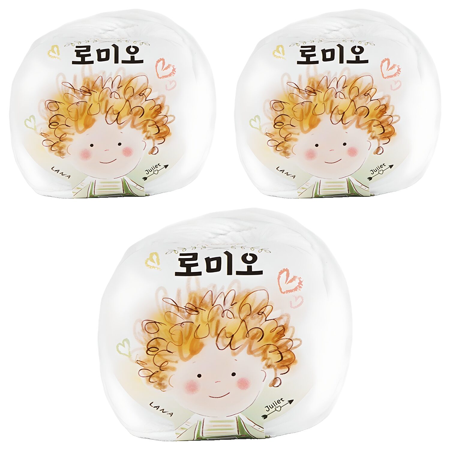 쎄비 로미오 뜨개실, 1흰색, 3개 상세 이미지 1